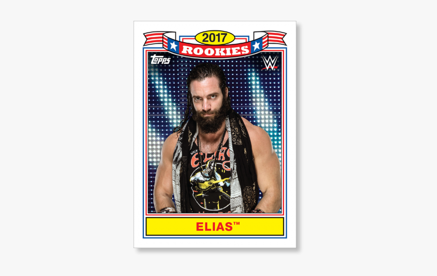 2018 Topps Wwe Heritage Elias Top Ten Rookies Poster - Wwe, HD Png Download, Free Download