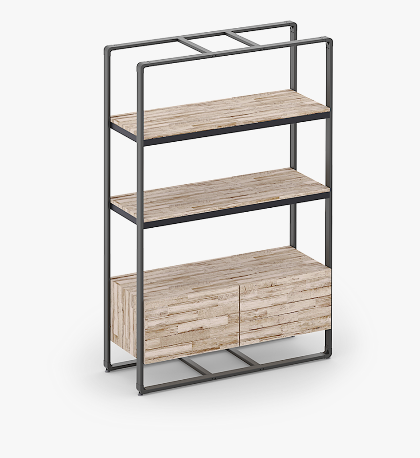 Reveal Tall Etagere With Laminated Shelves And Locking - Shelf, HD Png Download, Free Download