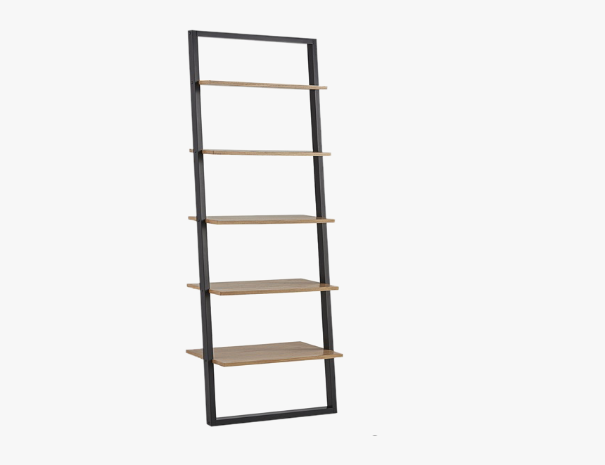 Ladder Shelf Oak Black, HD Png Download, Free Download