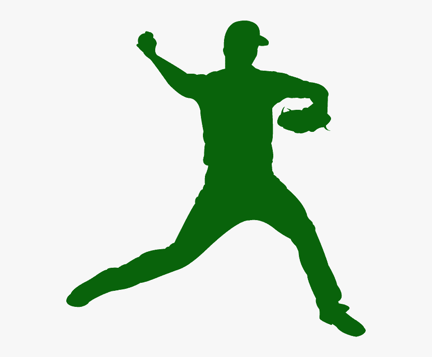 Silhouette Baseball Pitcher, HD Png Download, Free Download