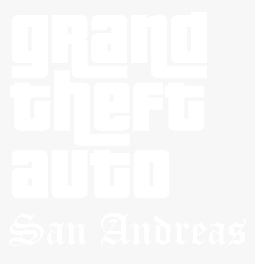 Gta Font And San Andreas Font - Château D'angers, HD Png Download, Free Download