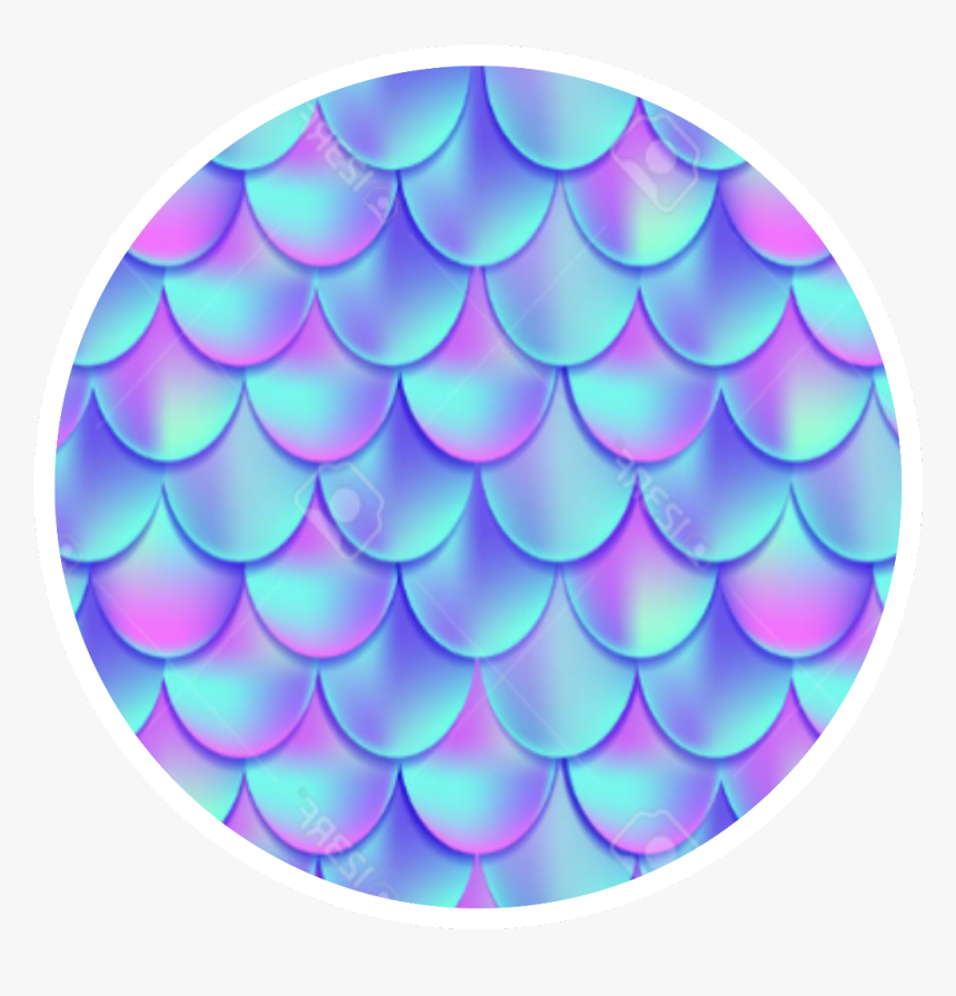 #scales #holographic #holo #blue #purple #mermaid #pretty - Circle, HD Png Download, Free Download