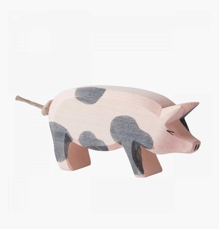 Wooden Spotted Pig"
 Title="wooden Spotted Pig - Domestic Pig, HD Png Download, Free Download