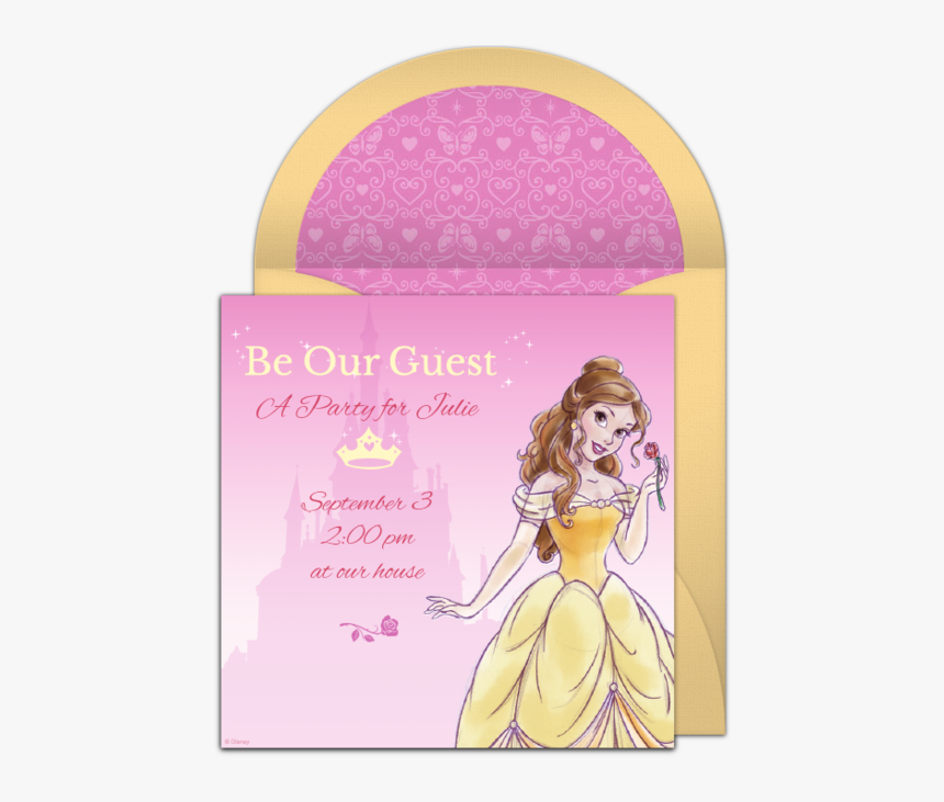 Invitation Design Belle, HD Png Download, Free Download