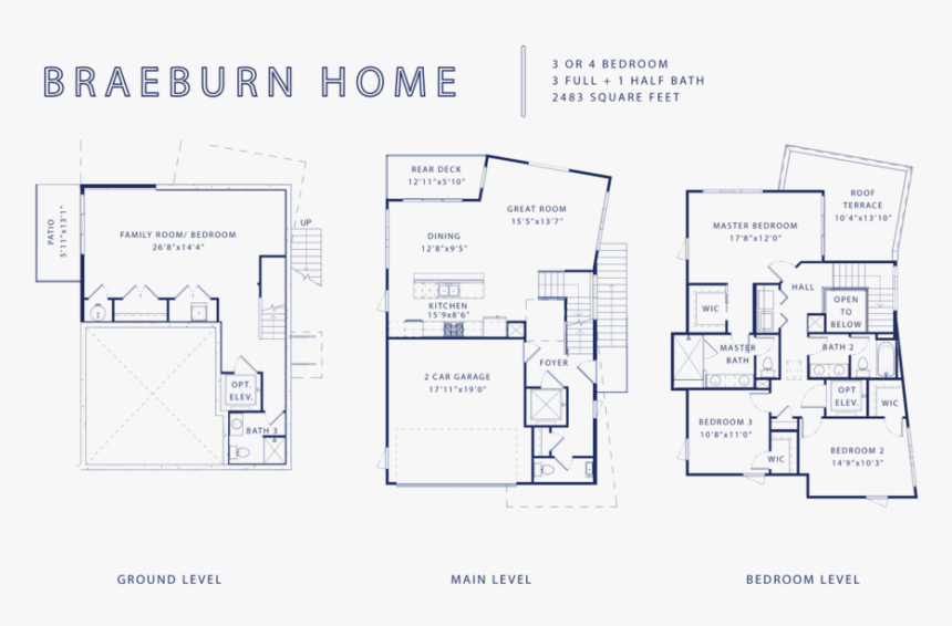 Braeburn Floor Plans - Floor Plan, HD Png Download, Free Download