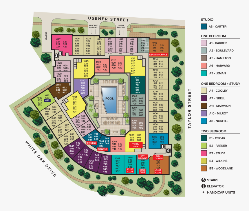 Site Plan - Site Plan Apartment, HD Png Download, Free Download