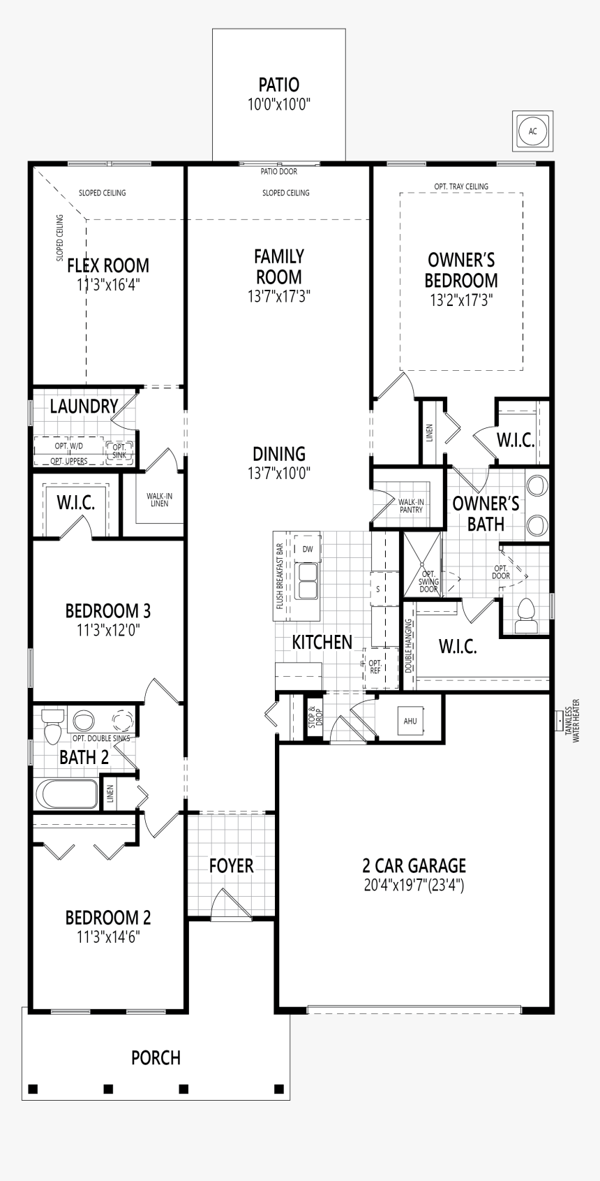 Mattamy Homes In Jacksonville - Floor Plan, HD Png Download, Free Download