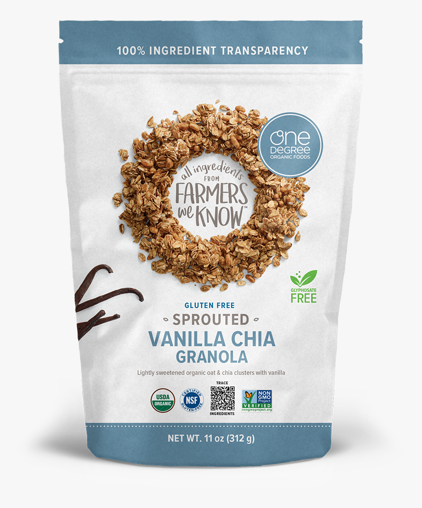 One Degree Organic Foods Granola, HD Png Download, Free Download