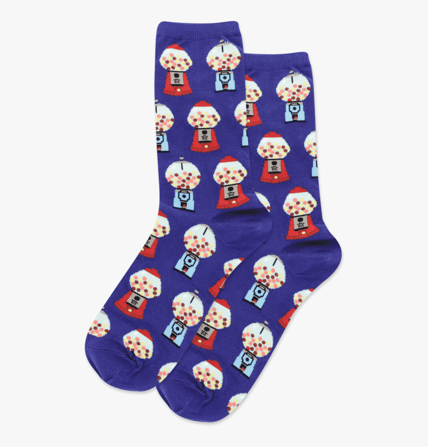 Women"s Gumball Machines Crew Socks"
 Class="slick - Sock, HD Png Download, Free Download