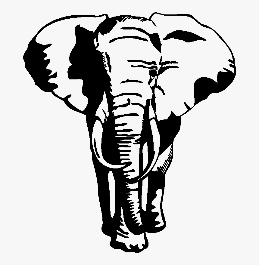 Wall Decal Sticker - Stickers Elephant, HD Png Download, Free Download