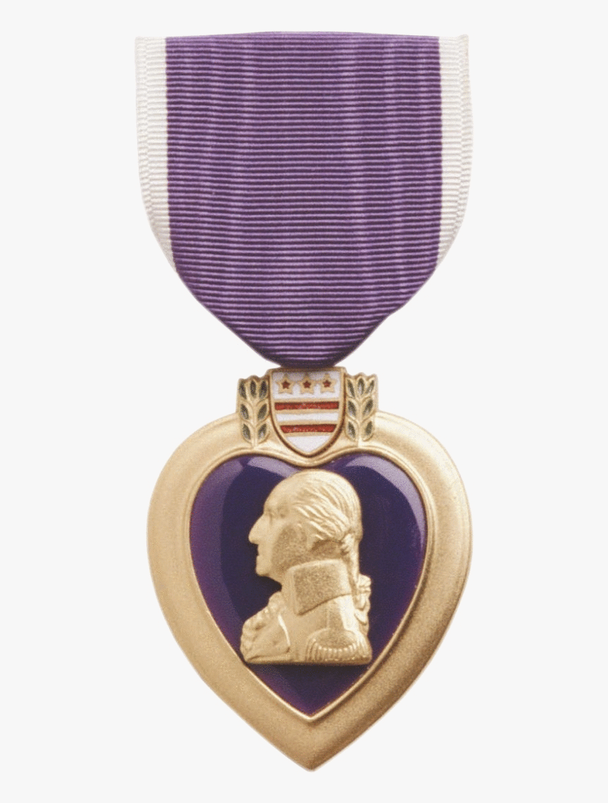 Purple Heart Medal Png - Bronze Medal, Transparent Png, Free Download