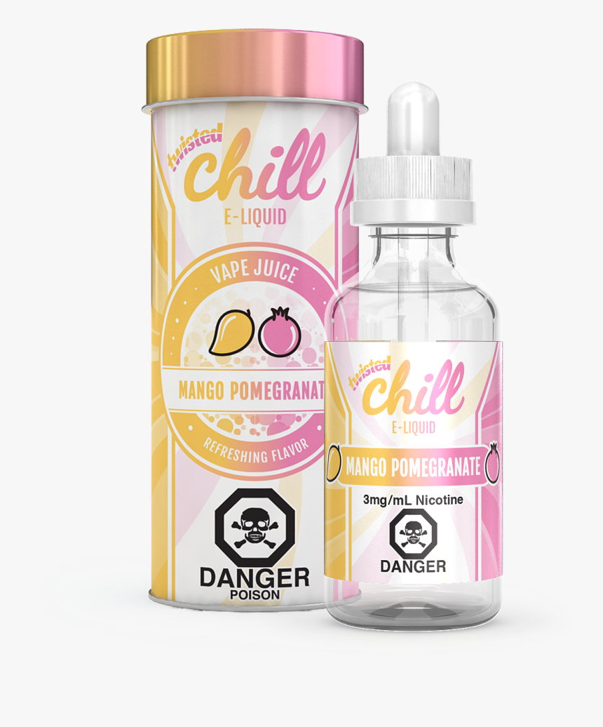 Mango Pomegranate E-liquid By Chill Twisted - Raspberry Watermelon Chill Vape Juice, HD Png Download, Free Download