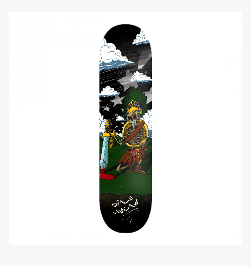 Warrior Dark Sky Stars - Skateboard Deck, HD Png Download, Free Download