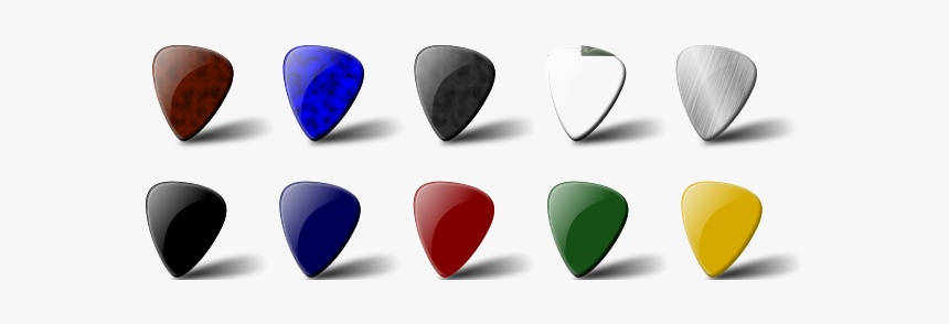 Guitar Pick Set Vector Clip Art - Guitar Pick Vector, HD Png Download, Free Download