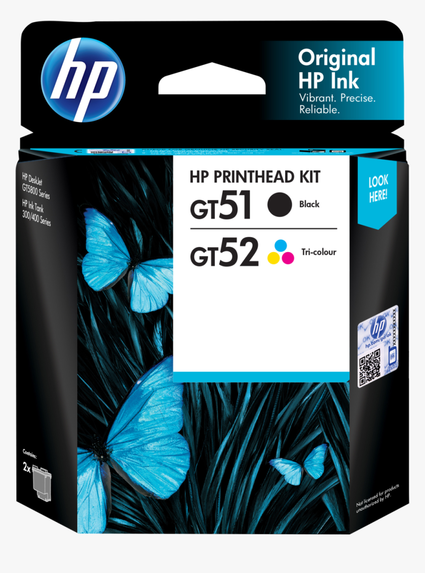 Hp Printhead Gt51 Gt52, HD Png Download, Free Download