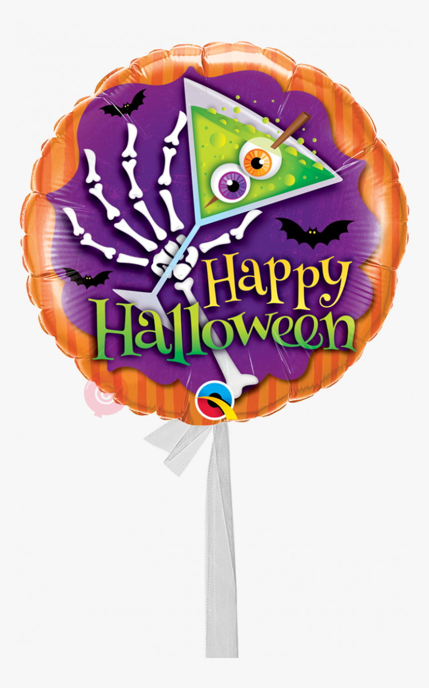 Halloween Scary Drink-single Balloons - Foil Balloon Halloween, HD Png Download, Free Download