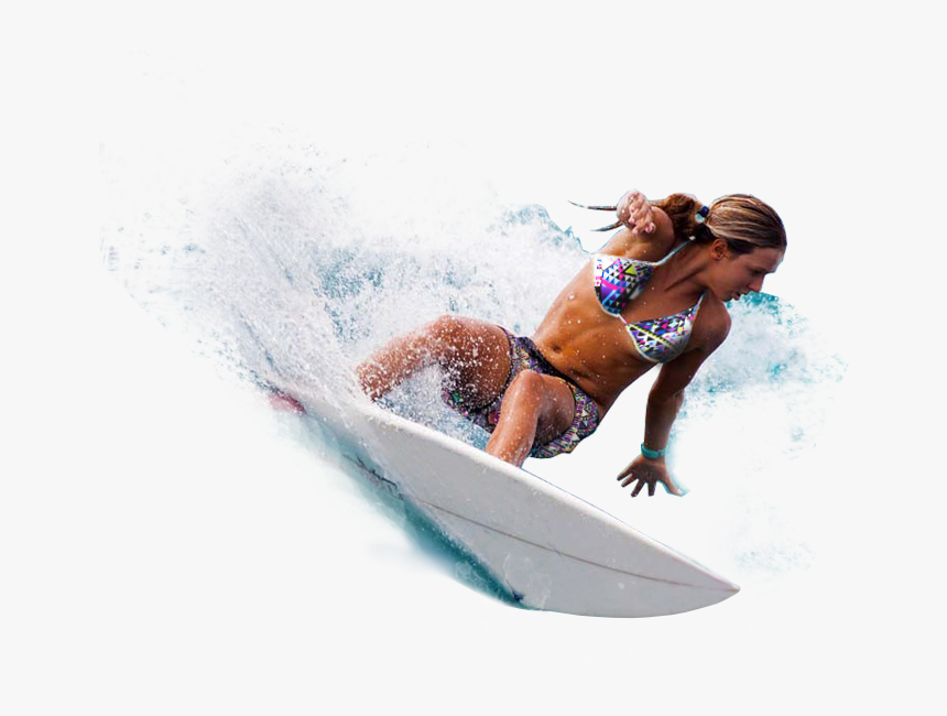 Girl In The Surf, Picture V - Homem Surfando Png, Transparent Png, Free Download