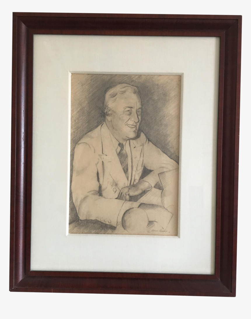 Fdr Drawing Painting - Picture Frame, HD Png Download, Free Download