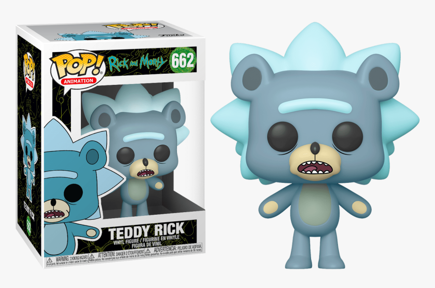 Rick And Morty - Teddy Rick Funko Pop, HD Png Download, Free Download