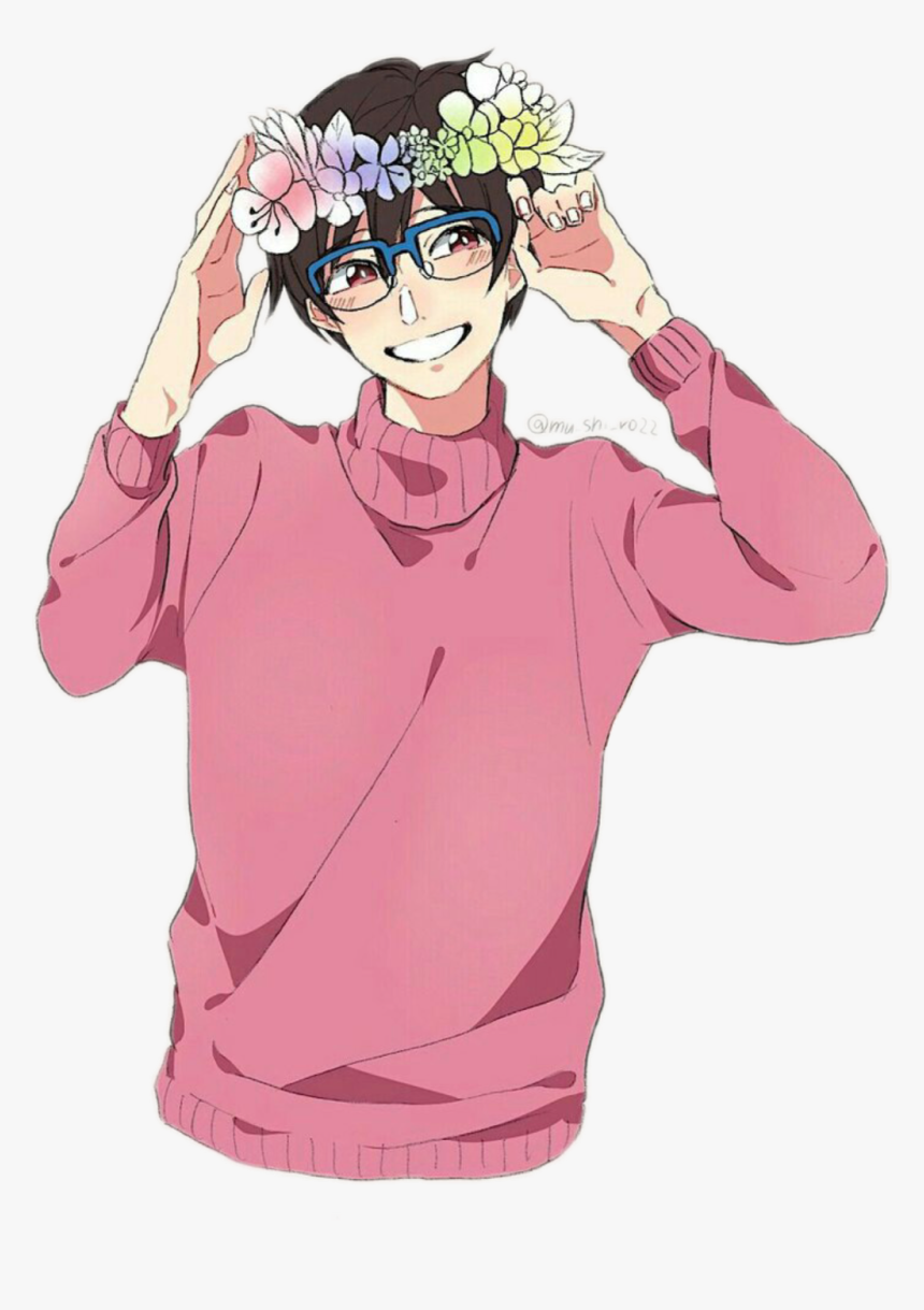 Yuuri Katsuki Pink , Png Download - Cartoon, Transparent Png, Free Download