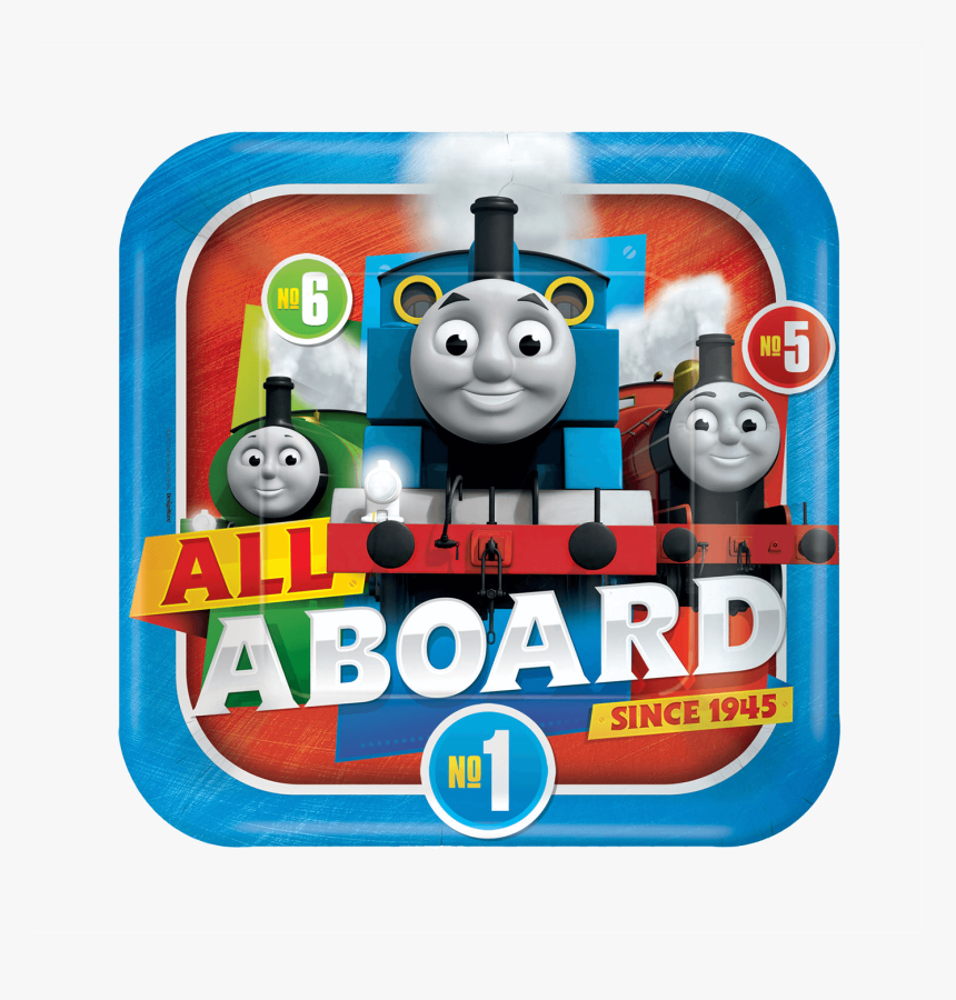 Thomas & Friends Paper Plates - Thomas Party Supplies, HD Png Download, Free Download