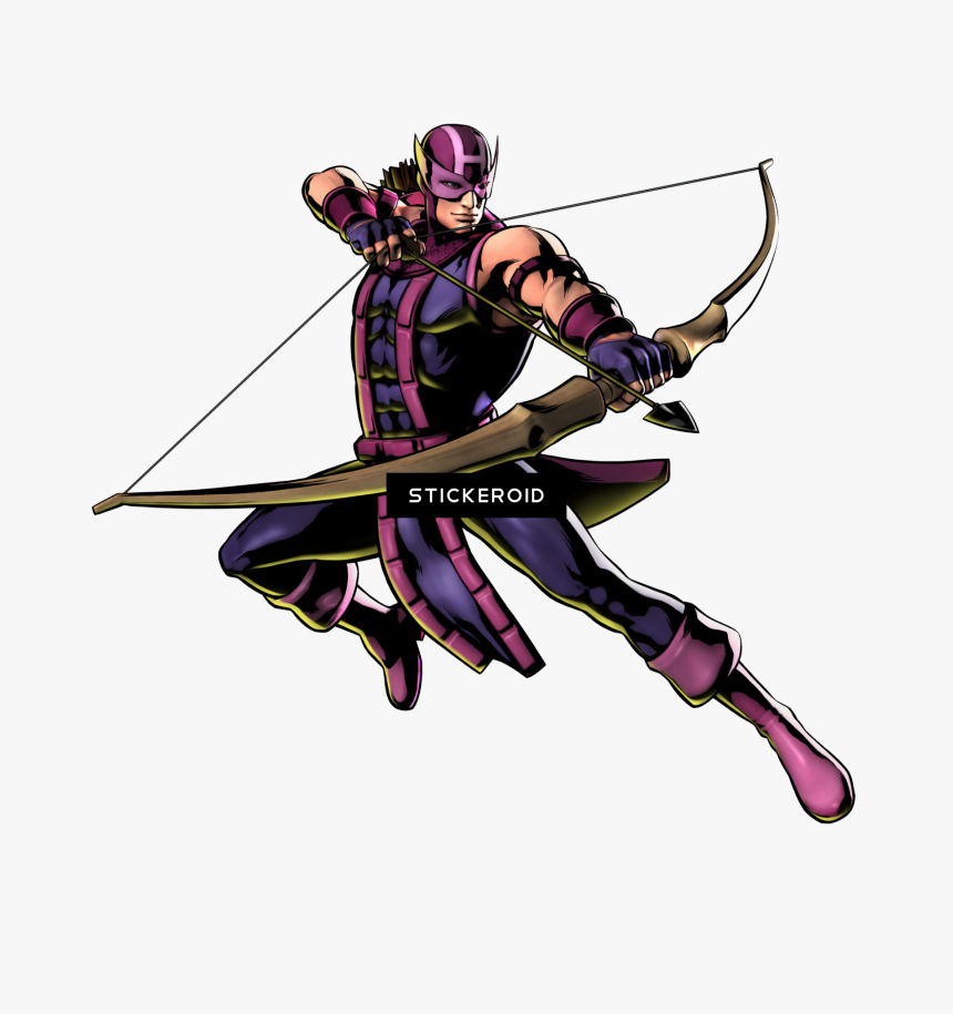 Ultimate Marvel Vs Capcom 3 Clipart , Png Download - Jumping With A Bow, Transparent Png, Free Download