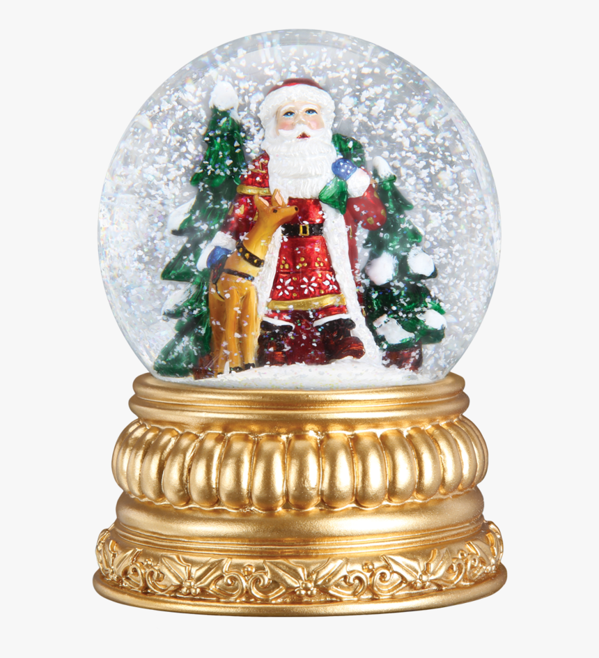 Old Word Christmas Nordic Santa Snow Globe - Snow Globe, HD Png Download, Free Download