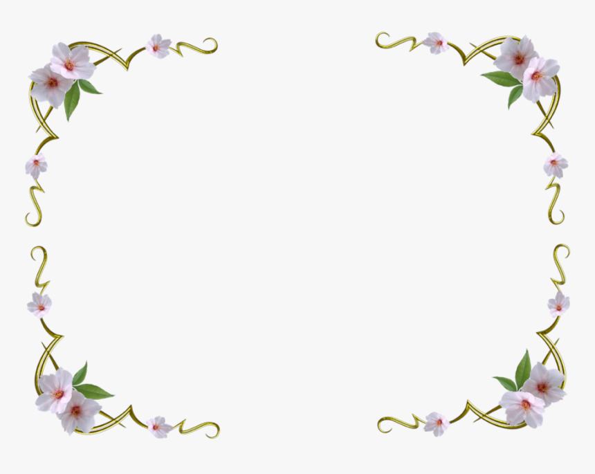 Transparent White Background Png - White Backgrounds With Flowers, Png Download, Free Download