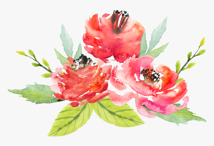 Newest For Transparent Background Flower Watercolor Painting Png