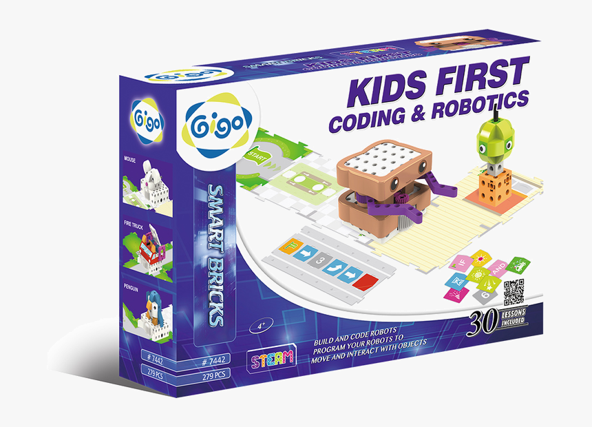 7442 B - Gigo Kid First Coding & Robotics, HD Png Download, Free Download