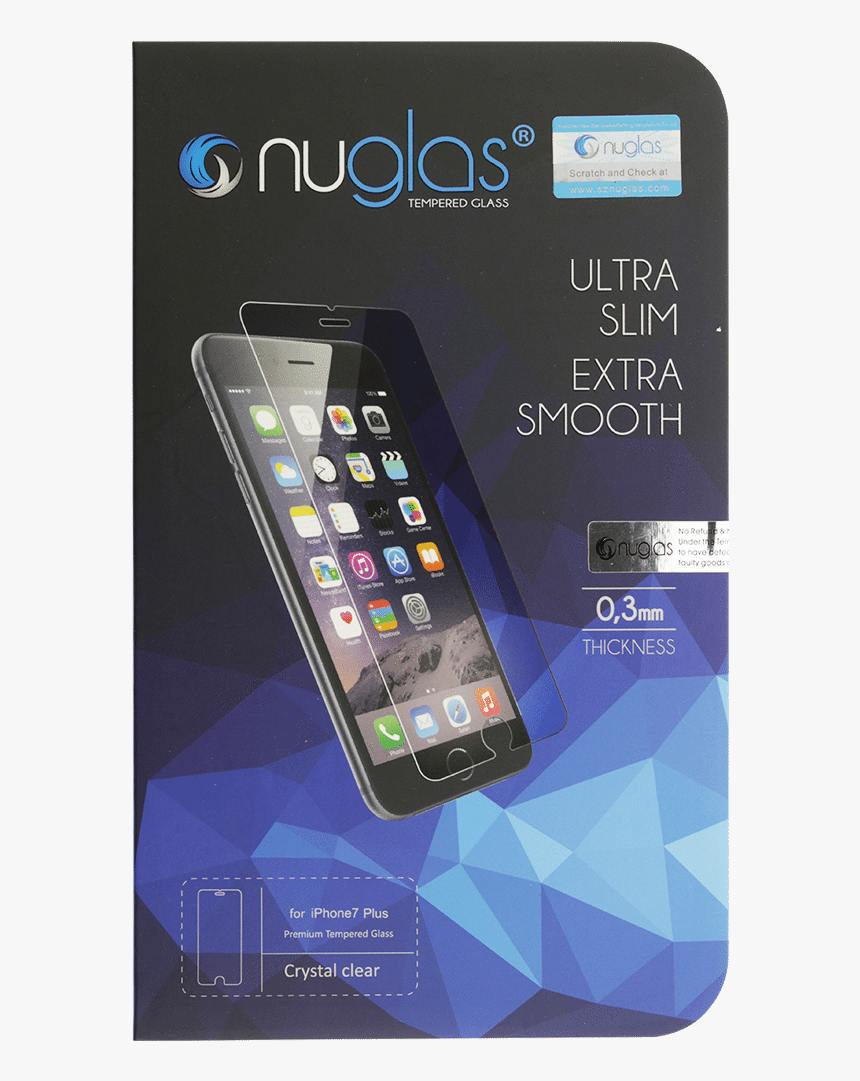 Iphone 7 Plus Nuglas - Nuglass Screen Protector, HD Png Download, Free Download