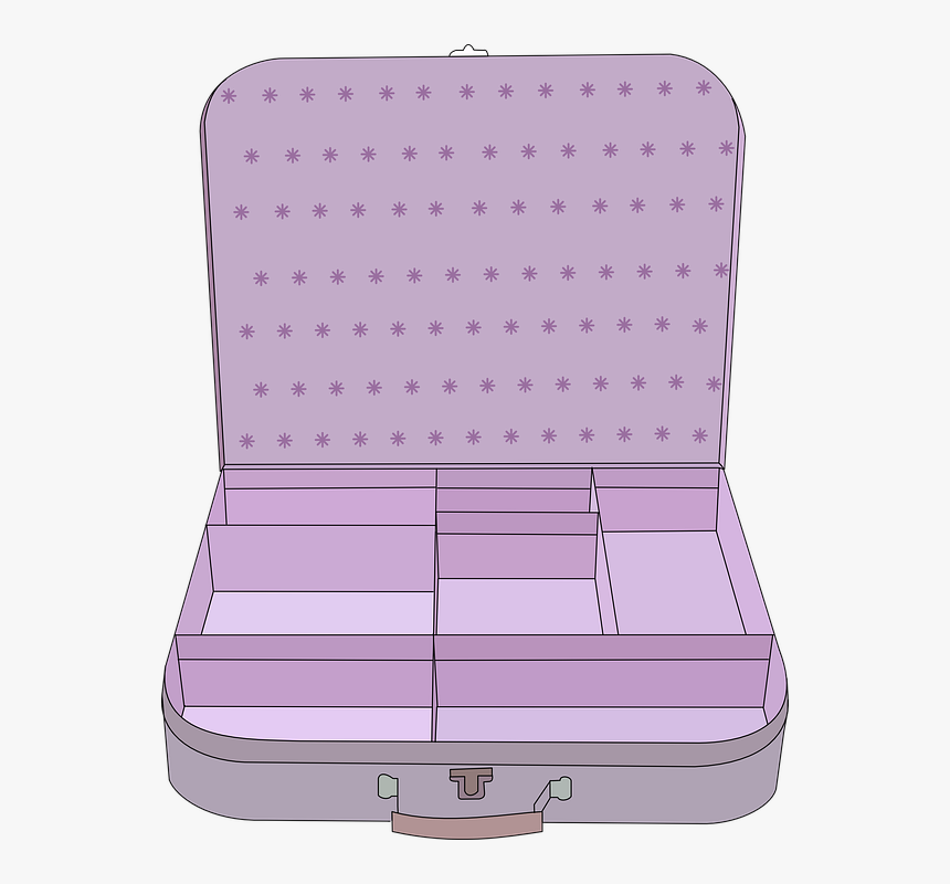 Open Suitcase Clipart, HD Png Download, Free Download