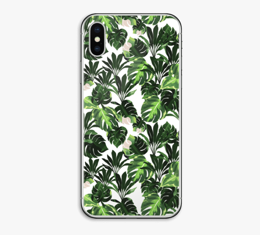 Hojas Verdes Vinilo Iphone X - Plantation, HD Png Download, Free Download