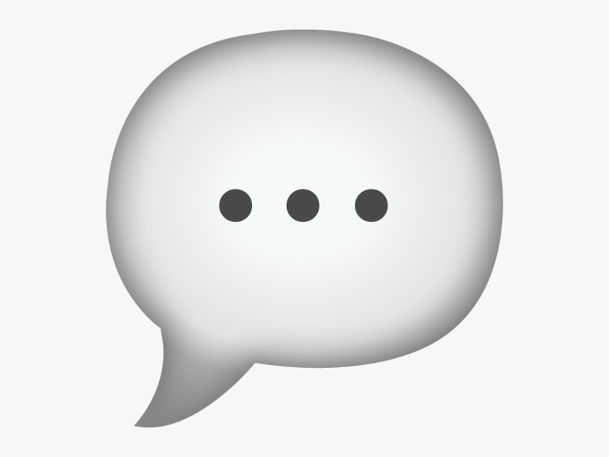 Speech Bubble Emoji Transparent, HD Png Download - kindpng