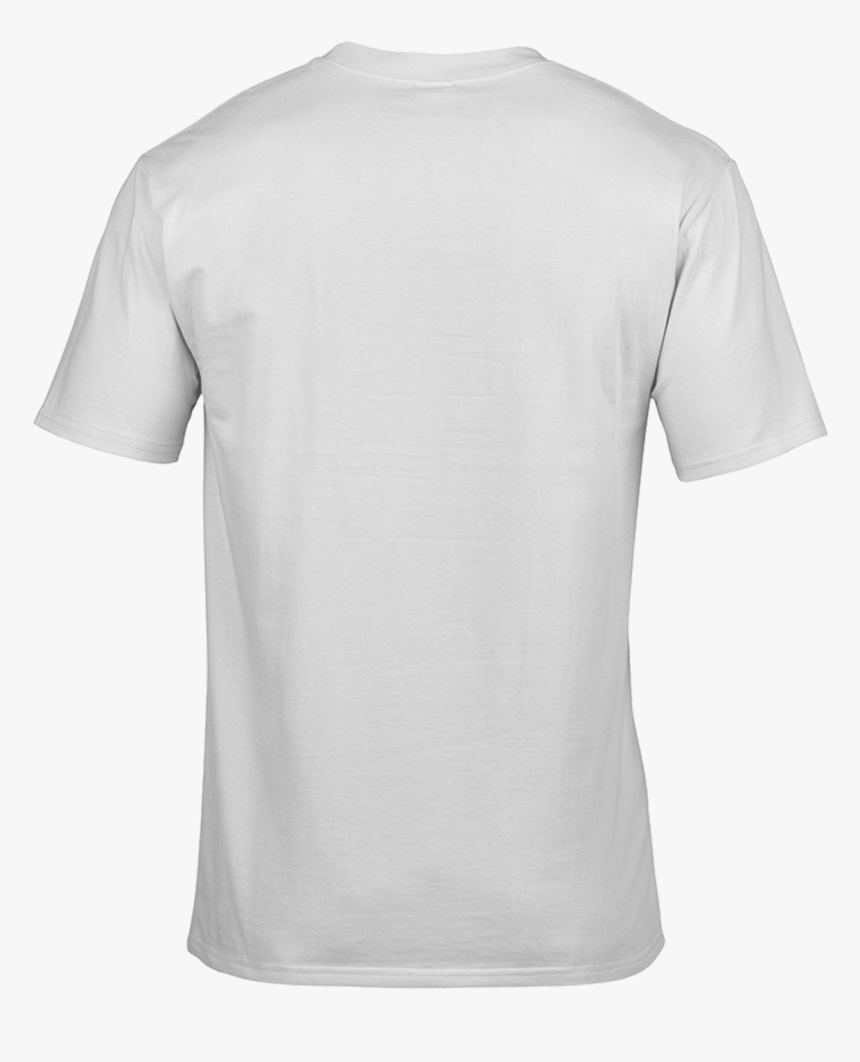 Mens Plain White Tshirt Back, HD Png Download - kindpng