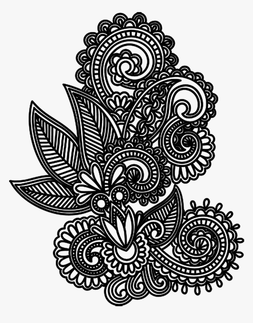 Tattoo Design Drawing Mehndi Png File Hd Clipart - Henna Png, Transparent Png, Free Download