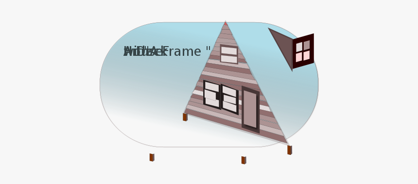 A Frame House - House, HD Png Download, Free Download