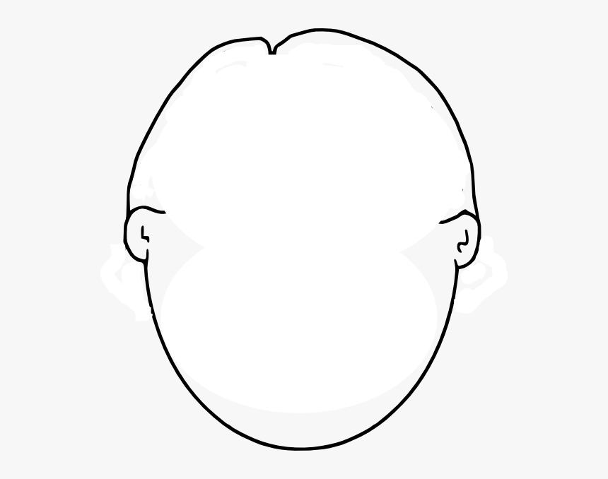 Blank Face Template Clipart , Png Download - Blank Face Outline Png, Transparent Png, Free Download