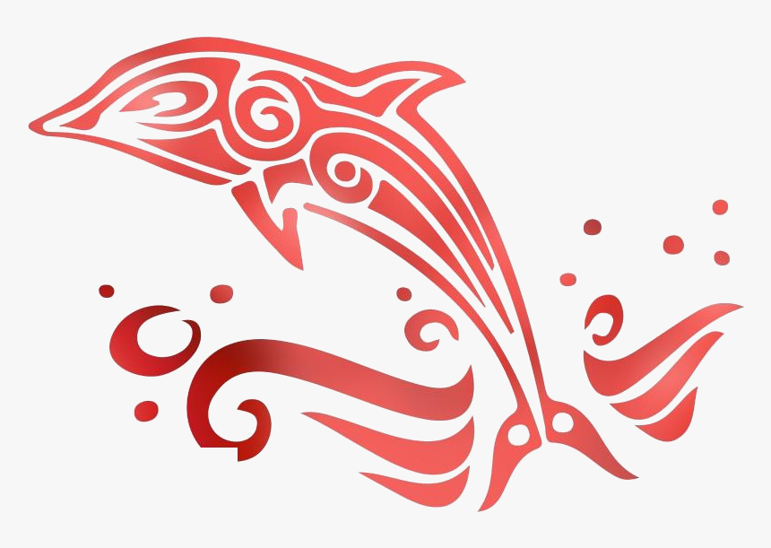 Transparent Tribal Dolphin Png Image - Dolphin Png Black And White, Png Download, Free Download