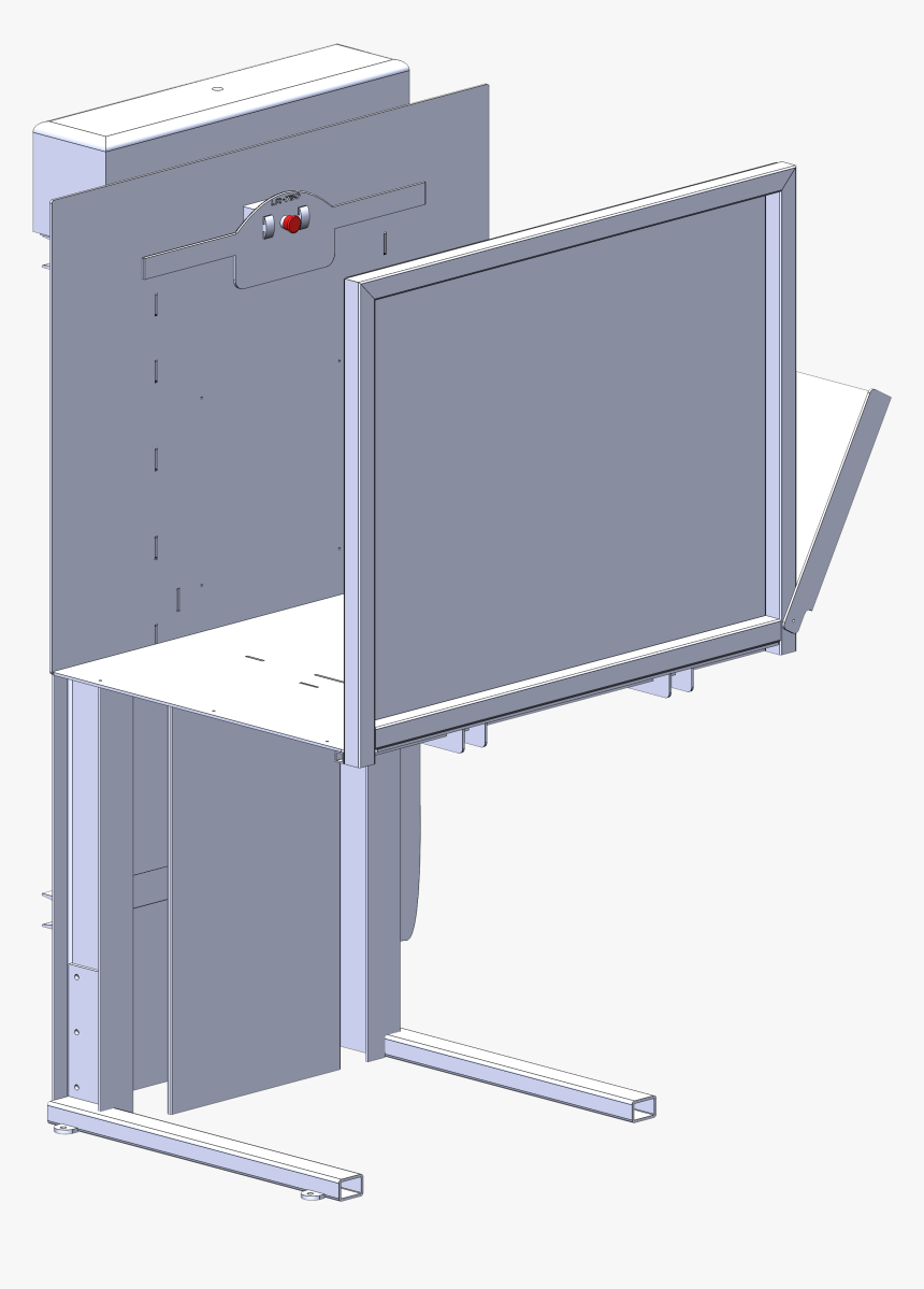 Lr750 Isometric Top View Clear - Led-backlit Lcd Display, HD Png Download, Free Download