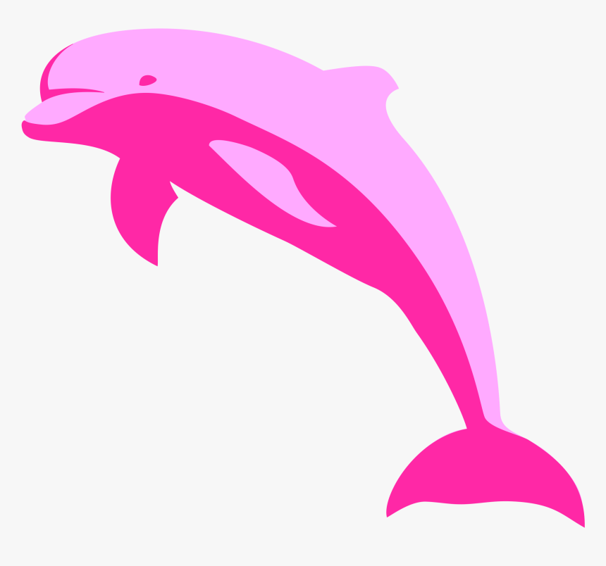 Delphin Delfin Dolphin Clip Arts - Pink Dolphin Png, Transparent Png, Free Download