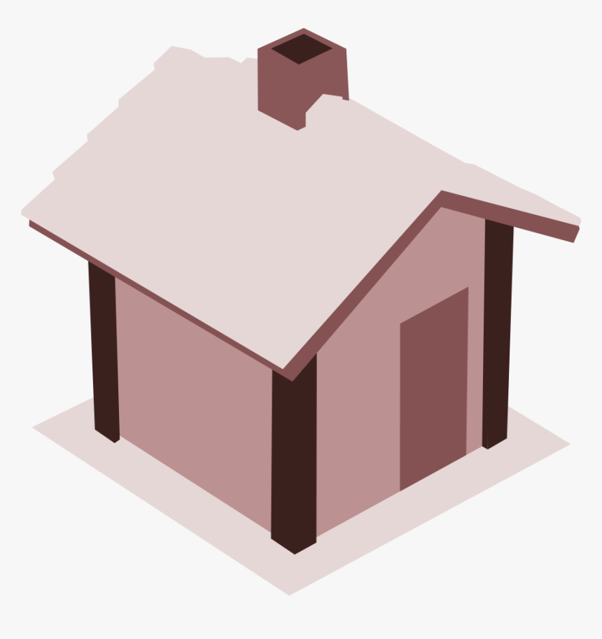 Simple House Png Clip Arts - Simple 3d House Png, Transparent Png, Free Download