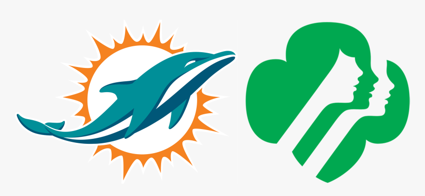 Miami Dolphin Png - Miami Dolphins Logo Small, Transparent Png, Free Download