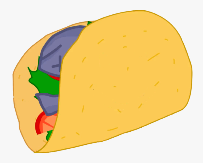 Tacos Clipart File - Transparent Bfdi Taco, HD Png Download, Free Download