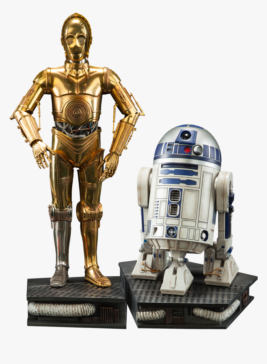 R2 D2 And C 3po Premium Format Statues - Sideshow R2d2 Premium Format, HD Png Download, Free Download