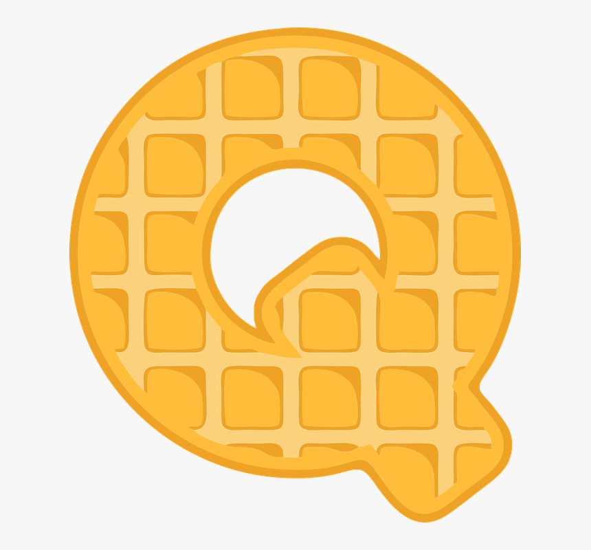 Q Alphabet Waffle, HD Png Download, Free Download