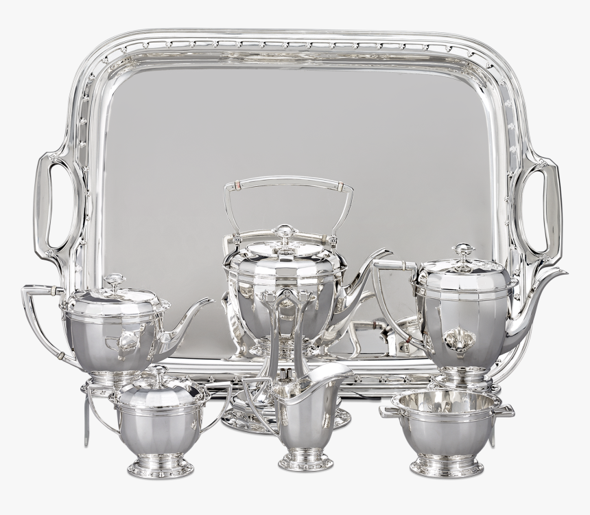 Dunstan Silver Tea And Coffee Service By Tiffany & - Serving Tray, HD Png Download, Free Download