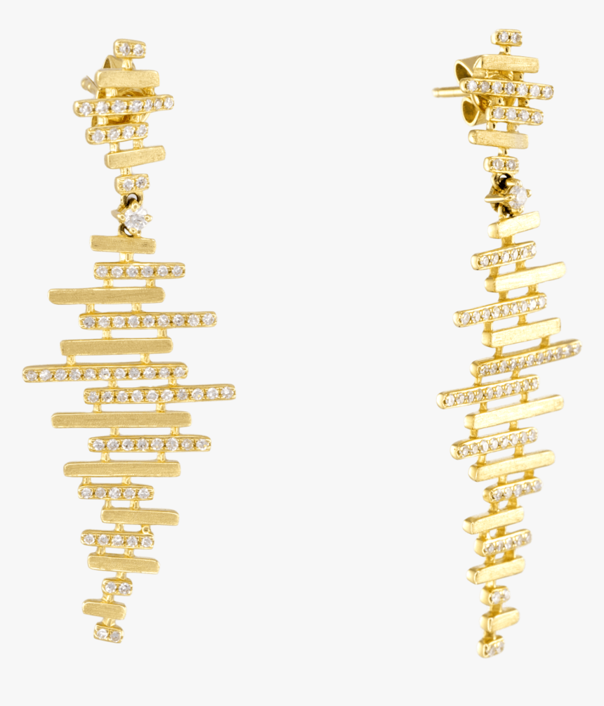 14k Gold Shoulder Duster Earrings - Earrings, HD Png Download, Free Download