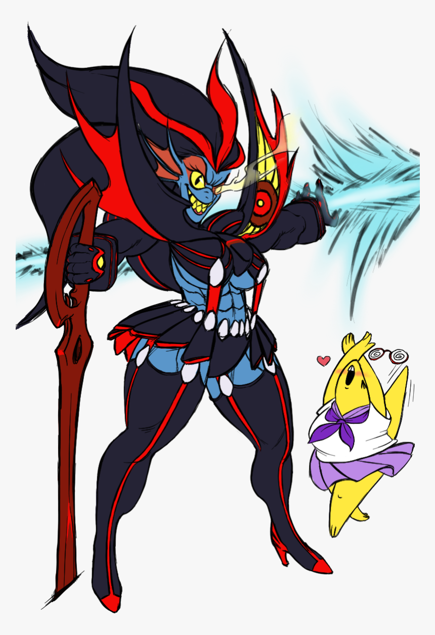 Undertale Ryuko Matoi Senketsu Fictional Character - Cartoon, HD Png Download, Free Download