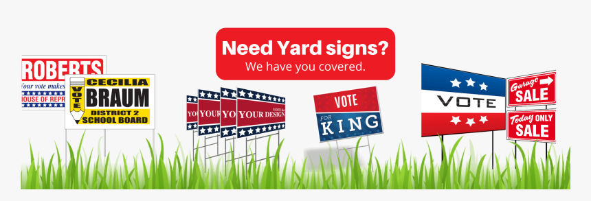 Yard Signs - Grass, HD Png Download, Free Download